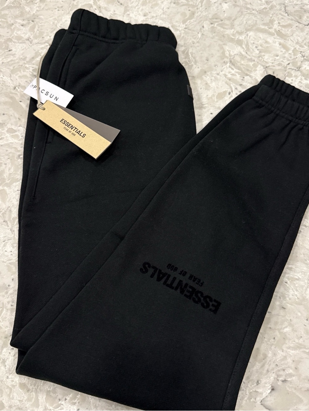 Essentials Black Sweatpants Joggers - Picture 2 of 5